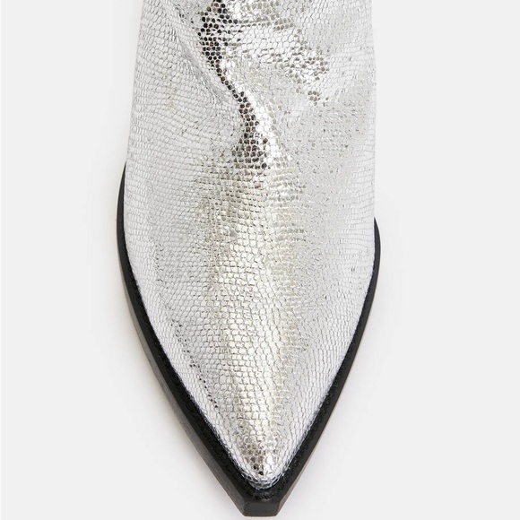 ALL SAINTS Leather OTK Boots - Picture 5 of 14